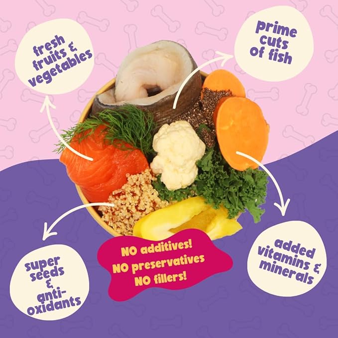 4x Salmon & Pollock Cauliflower Bake  | Grain Free | Years Complete Nutritional Fresh Wet Dog Food |  Hypoallergenic - Image 3
