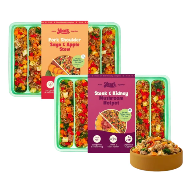 4x Years Adult Variety Pack - Steak & Kidney Mushroom Hotpot & Pork Shoulder Sage & Apple Stew