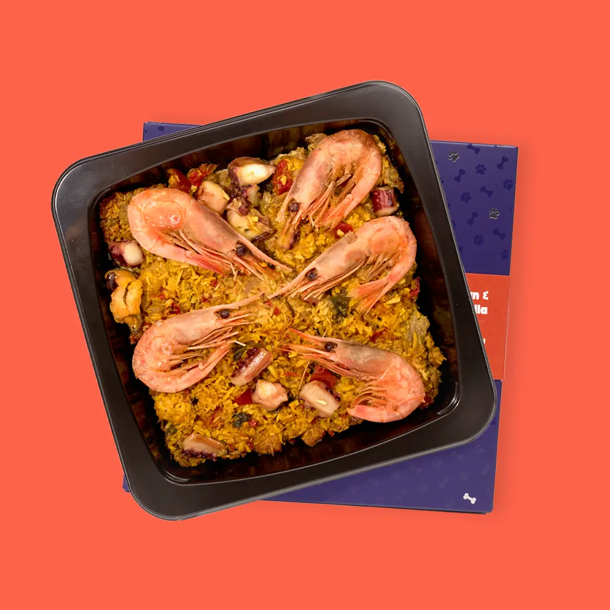5 x Chef's Collection - King Prawn & Giant Squid Paella - Image 2