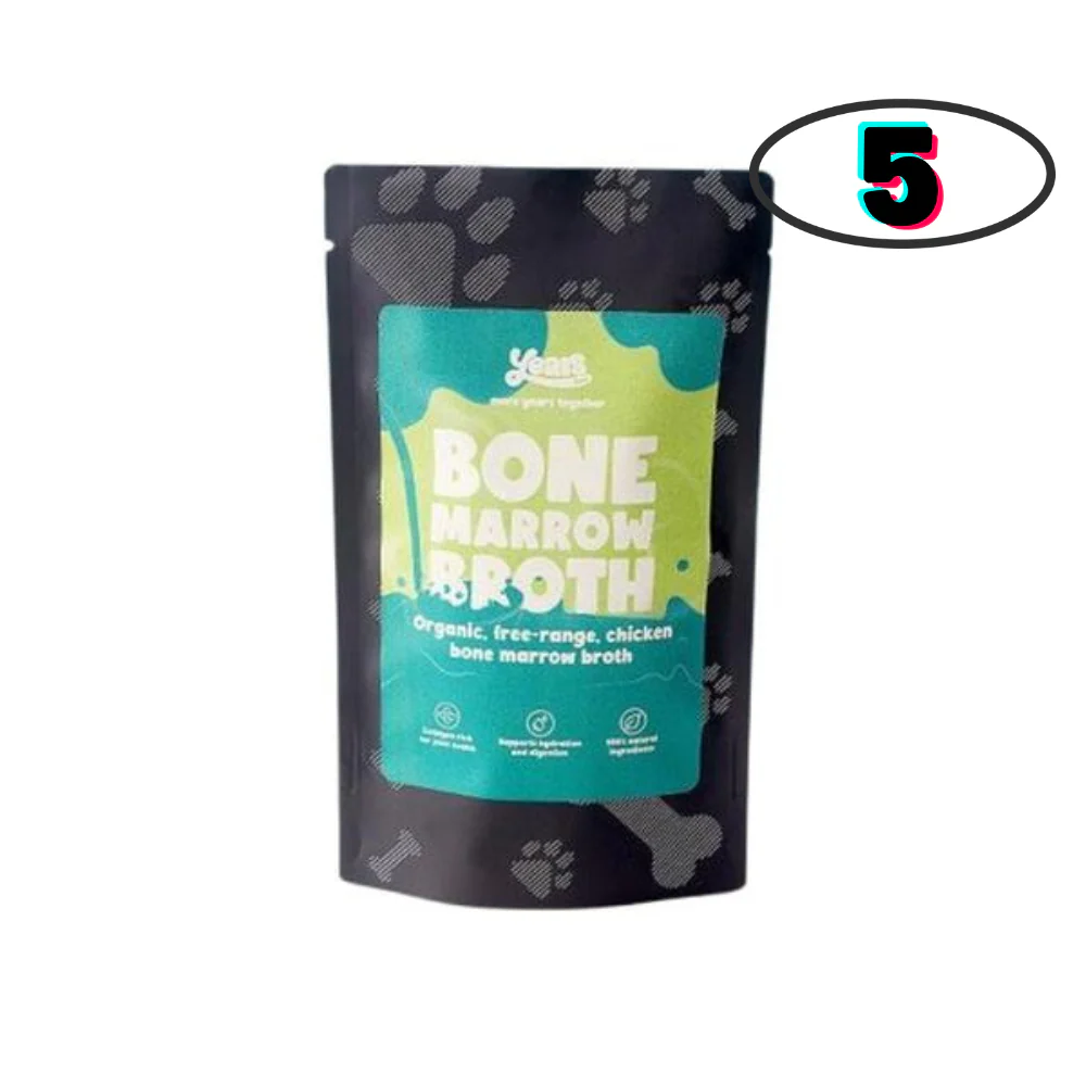 5x Organic Chicken Bone Marrow Broth - Free-Range