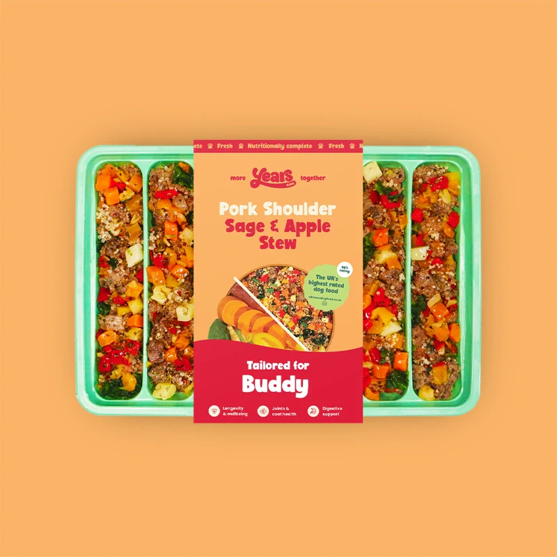 8 x 320g Years Signature Fresh Meal - Pork Shoulder Sage & Apple Stew - Image 2
