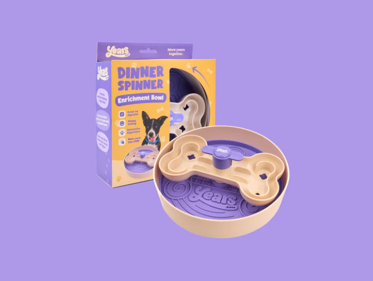 Dinner Spinner Slow Feeding Puzzle Bowl - Image 2