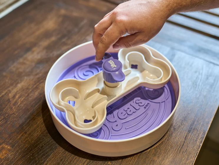 Dinner Spinner Slow Feeding Puzzle Bowl - Image 7