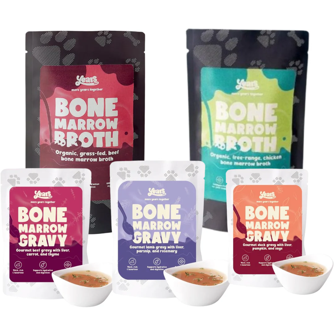 Gourmet Dog Gravy & Broth Multipack (5 Delicious Flavours)