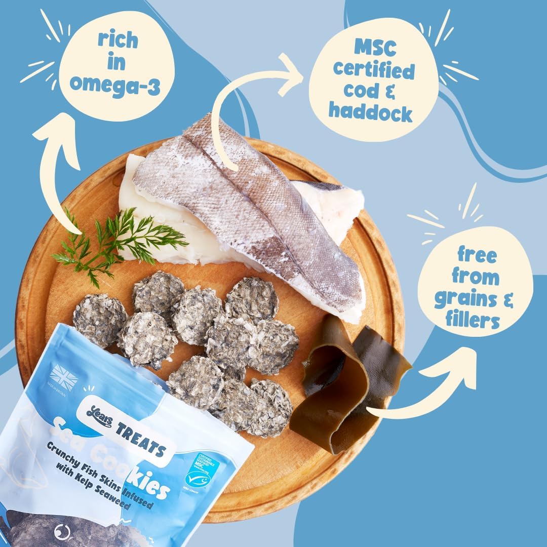 5x YEARS Fish Sea Natural Dog Treats High in Omega-3 B12 & B3 Vitamins for Dog Dental Plaque Health Breath Freshener & Healthy Coat MSC Certified Fish Treat Visit the Years Store - Image 3