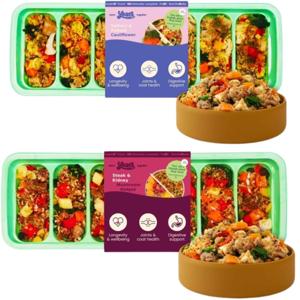 Try Years Today Pack | 2x Years Adult Dog Fresh Food 280g | Steak & Kidney Mushroom Hotpot & Salmon & Pollock Cauliflower Bake | Fresh Adult Dog Food - AF