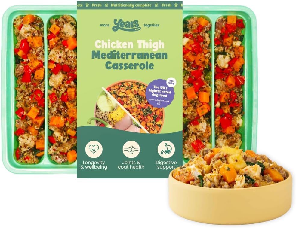 4x Years Adult Variety Pack - Chicken Thigh Mediterranean Casserole & Turkey Thigh Cranberry Fricassee - Image 2
