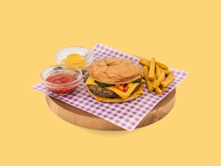 Wild Boar Quarter Pounder Burger with Cheese - Image 2