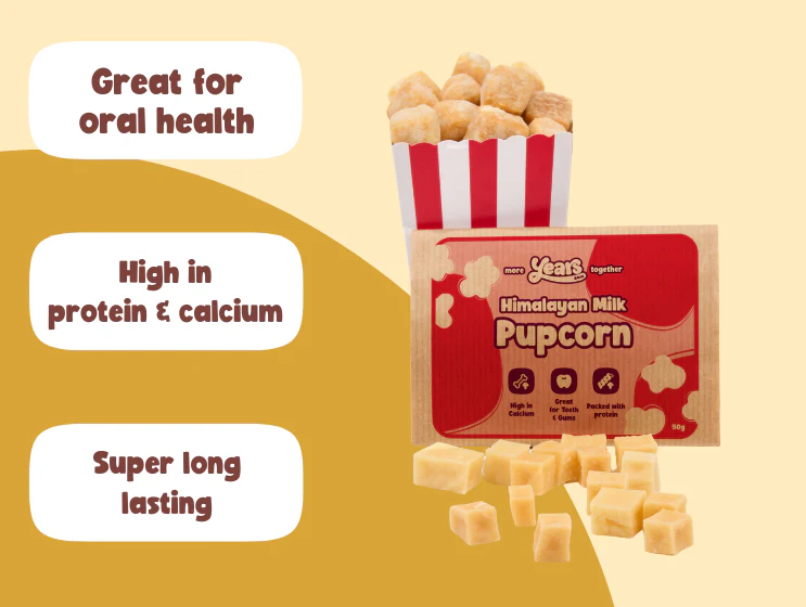 Himalayan Milk 'Pupcorn' Puffs